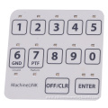 Film Membrane Keypad With Embossed Button